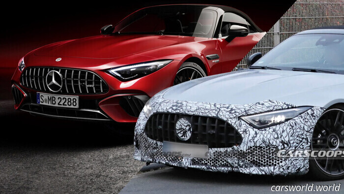 2027 Mercedes‑AMG SL pensa che più griglia sia la risposta | Carscoops